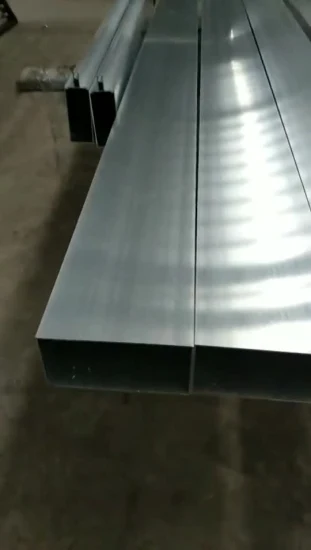 Tubo rettangolare in alluminio 38 x 19 mm.  Tubo quadro in alluminio