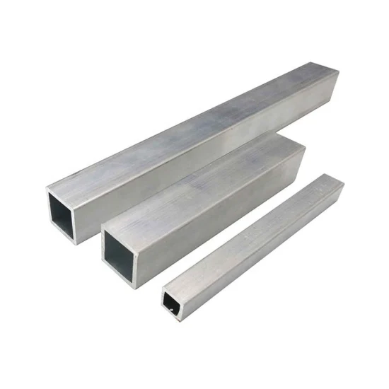 Tubi quadrati in alluminio strutturali 5083 H111 da 10-12 mm Prezzo per piede Tubo quadrato nero da 1 pollice per unire tubi quadrati in alluminio da 8 piedi