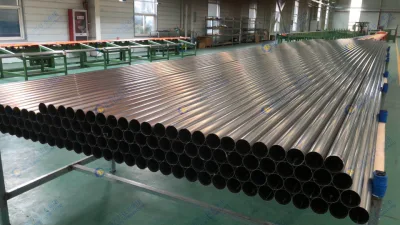 ASTM / Cina Fabbrica Aviation Grado 1 Gr2 Gr12 Tubo 0,3-2,0 mm Spessore della parete Prezzo del tubo metallico in titanio